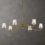 Barcelona 6 Light Brass Chandelier thumbnail 15