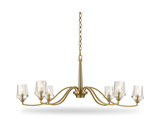 Barcelona 6 Light Brass Chandelier thumbnail 8