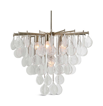 Goccia 6 Light Tear Drop Glass Pendant