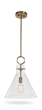 Imbuto Funnel Glass 1 Light Pendant