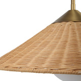 Phuvinh 1 Light Rattan Shade Pendant thumbnail 2
