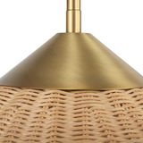 Phuvinh 1 Light Rattan Shade Pendant thumbnail 3