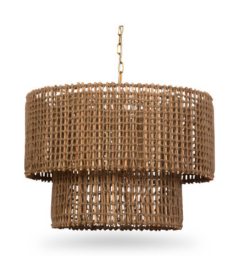 Biswas Woven Jute 1 Light Pendant