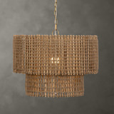 Biswas Woven Jute 1 Light Pendant thumbnail 5