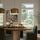 Lemont Hammered Brass 1 Light Pendant thumbnail 7