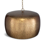 Lemont Hammered Brass 1 Light Pendant thumbnail 5