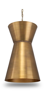 Crocker Brass 1 Light Mini Pendant