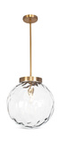 Gaia 1 Light Watered Glass Pendant thumbnail 8