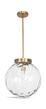Gaia 1 Light Watered Glass Pendant thumbnail 10