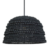 Persephone Black Bead 1 Light Pendant thumbnail 1