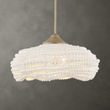 Biddeford 5 Light White Beaded Pendant thumbnail 15