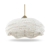 Biddeford 5 Light White Beaded Pendant thumbnail 10