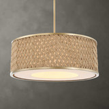 Pinchot 4 Light Rattan Drum Pendant thumbnail 10