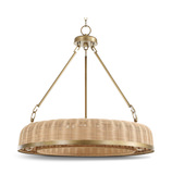 Ladakh 9 Light Round Wicker Pendant thumbnail 3