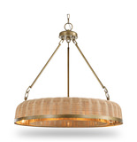 Ladakh 9 Light Round Wicker Pendant thumbnail 1