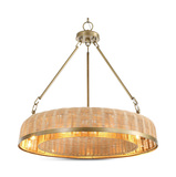 Ladakh 9 Light Round Wicker Pendant thumbnail 4