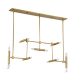Cadre 14 Light Modern Linear Pendant thumbnail 6