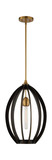 Darby 1 Light Architectural Oval Pendant thumbnail 8