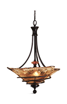 Vitalia 3 Light Oil Rubbed Bronze Pendant