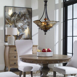 Vitalia 3 Light Oil Rubbed Bronze Pendant thumbnail 2