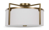 Colfax Brass 3 Light Semi Flush thumbnail 4
