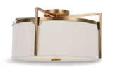 Colfax Brass 3 Light Semi Flush thumbnail 5