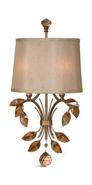 Alenya 2 Light Gold Wall Sconce