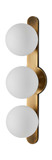 Droplet Mid-Century 3 Light Sconce thumbnail 1