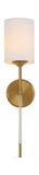 Awyr 1 Light Brass Sconce thumbnail 2