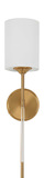 Awyr 1 Light Brass Sconce thumbnail 3