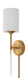 Awyr 1 Light Brass Sconce thumbnail 5