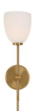 Trophy 1 Light Brass Sconce thumbnail 2