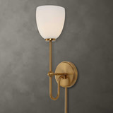 Trophy 1 Light Brass Sconce thumbnail 6