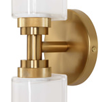 Wellsville 2 Lt Brass Sconce thumbnail 8