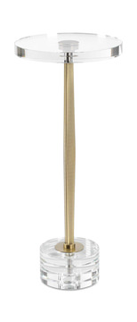 Groove Crystal Drink Table