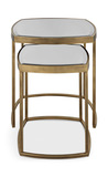 Vista Gold Nesting Tables Set Of 2 thumbnail 1
