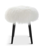 Wooly Sheepskin Accent Stool thumbnail 5