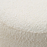 Swirls Poplar Ivory Ottoman thumbnail 5