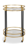 Dolly Round Bar Cart thumbnail 4