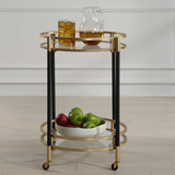 Dolly Round Bar Cart thumbnail 6