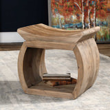 Connor Elm Accent Stool thumbnail 4