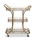 Stassi Gold Serving Cart thumbnail 1