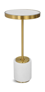 Laurier White Drink Table