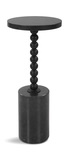 Bead Black Marble Drink Table thumbnail 1