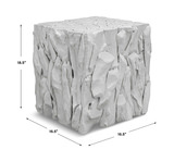Teak Root White Bunching Cube thumbnail 3