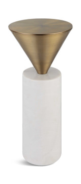 Top Hat Brass Drink Table