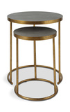 Aragon Brass Nesting Tables Set/2 thumbnail 3