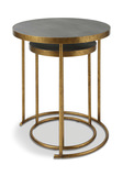 Aragon Brass Nesting Tables Set/2 thumbnail 5