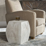 Grove Ivory Wooden Accent Stool thumbnail 4