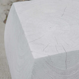 Grove Ivory Wooden Accent Stool thumbnail 6